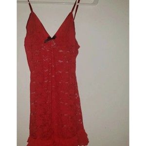Jessica Simpson See Through Red Nightie, Small,  Pre owned, 18